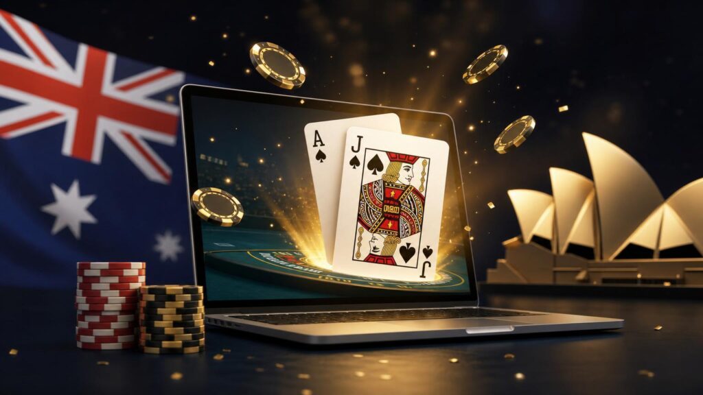 Australian blackjack player winning